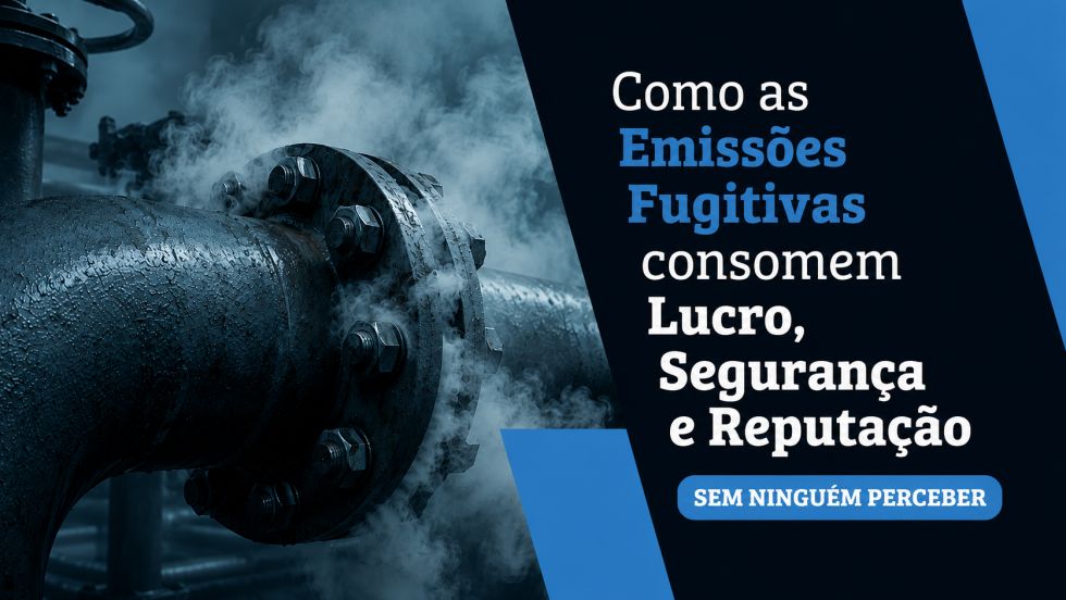 Como as Emissões Fugitivas Consomem Lucro, Segurança e Reputação — Sem Ninguém Perceber